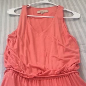 Peach dress